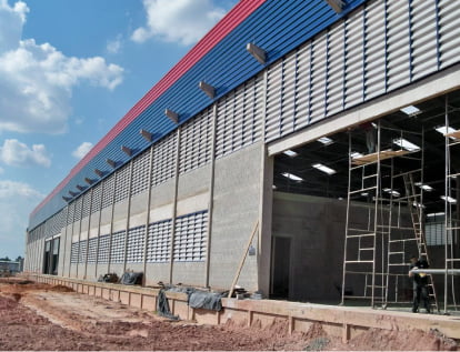 Permitem uma fácil instalação para quase todo tipo de estrutura