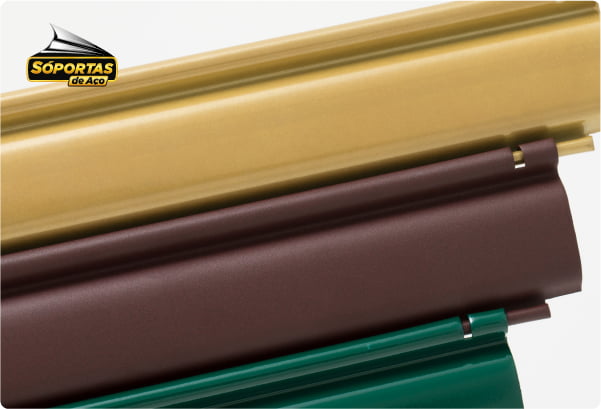 Portas de Aço em perfil Meia Cana Lisa é referência de segurança, durabilidade e robustez