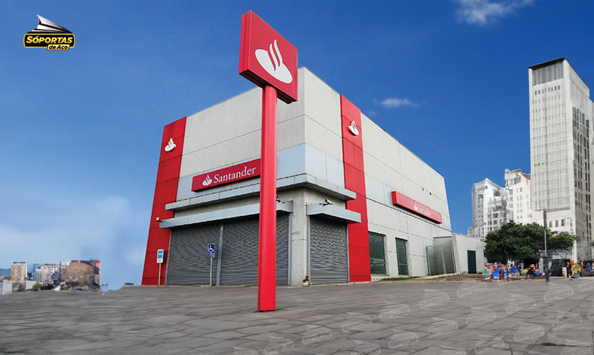 Portas de Aço Banco Santander