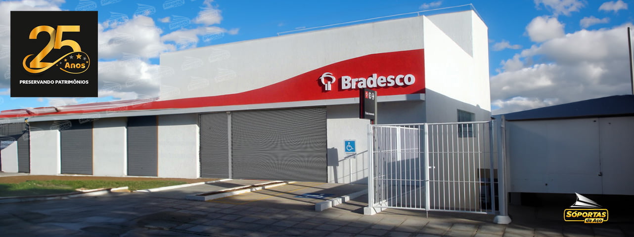 Portas de Aço Banco Bradesco