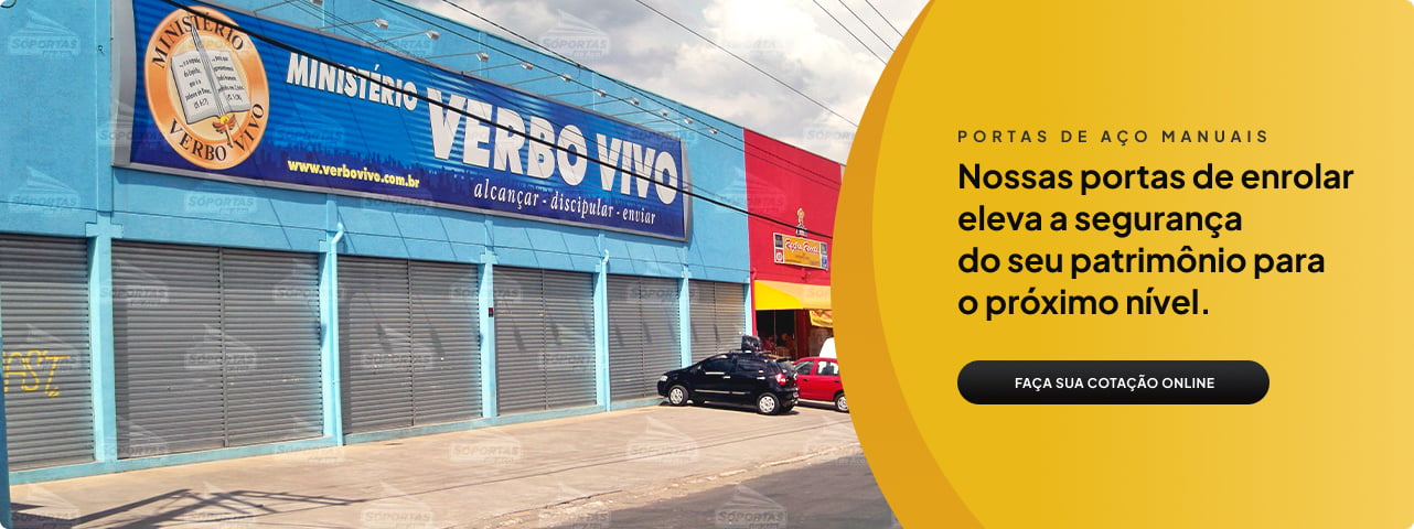 Nossas portas de enrolar eleva a segurança do seu patrimônio