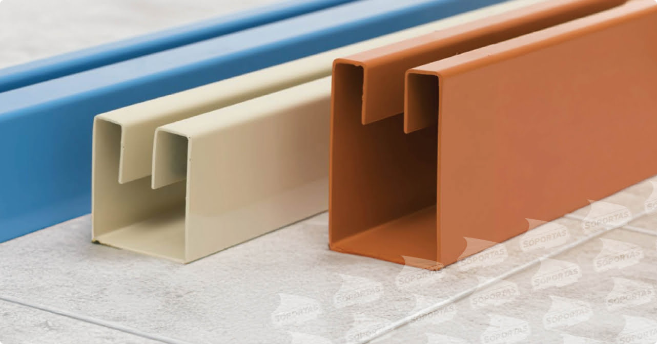 Guias Laterais para Portas de Aço