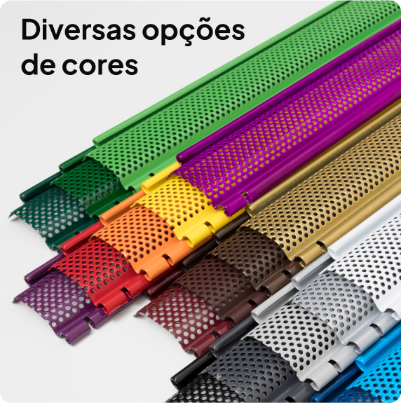Diversar opções de cores