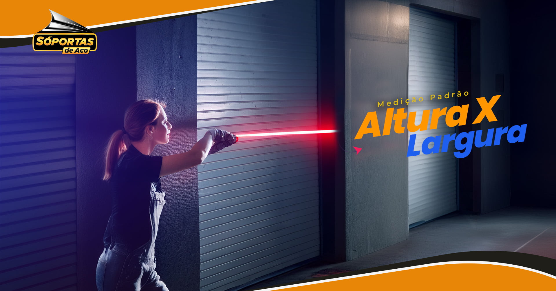 Medindo Portas de Enrolar Automáticas.